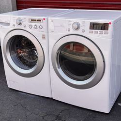 LG Set Gas Dryer And Washer 