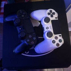 ps4 with 2 controllers 