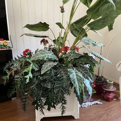 Fake Decorated Flower Plant 4 Feet