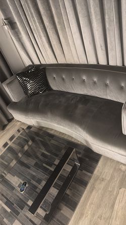 Gray luxury sofa