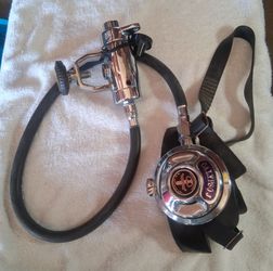 US Divers Aqua Lung Calypso J Regulator Set Scuba Dive 1st & 2nd Stage Vintage