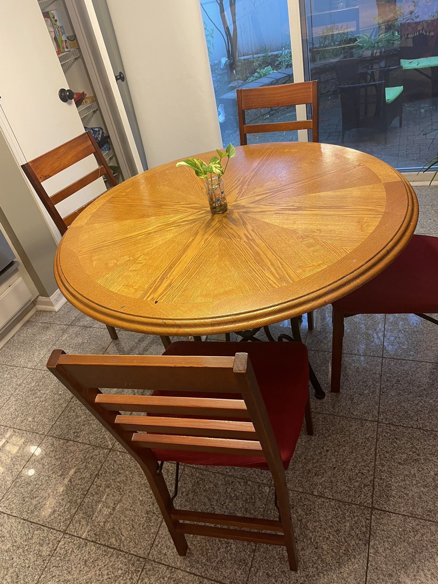 Dining Table With 4 Chairs