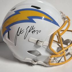 Austin Ekeler Autograph / Signed Los Angeles Chargers Full Size Speed Replica Helmet NFL