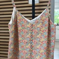 Madewell Silk Floral Cami Size 6 