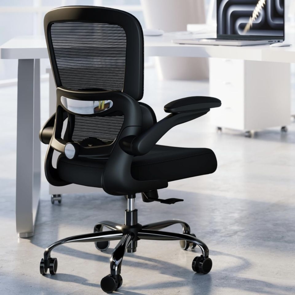 TRALT Office Chair - Ergonomic Desk Chair with Adjustable Lumbar Support, Mesh Computer Chair, Executive Chairs for Home Office Comfortable Lumbar Sup