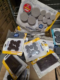 $30 for All, Huge Mixed Lot Of Over (60) Packs Of FELT pads, Glides, Grippers