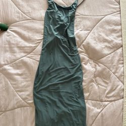 maxi dress with open back