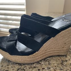 UGG Platform Suede Sandals 