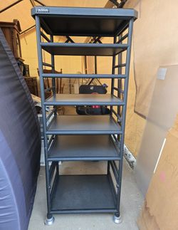 BILLY BAGS -- AV AUDIO - VISUAL STEREO COMPONENT RACK ENTERTAINMENT CENTER -- 7 SHELF