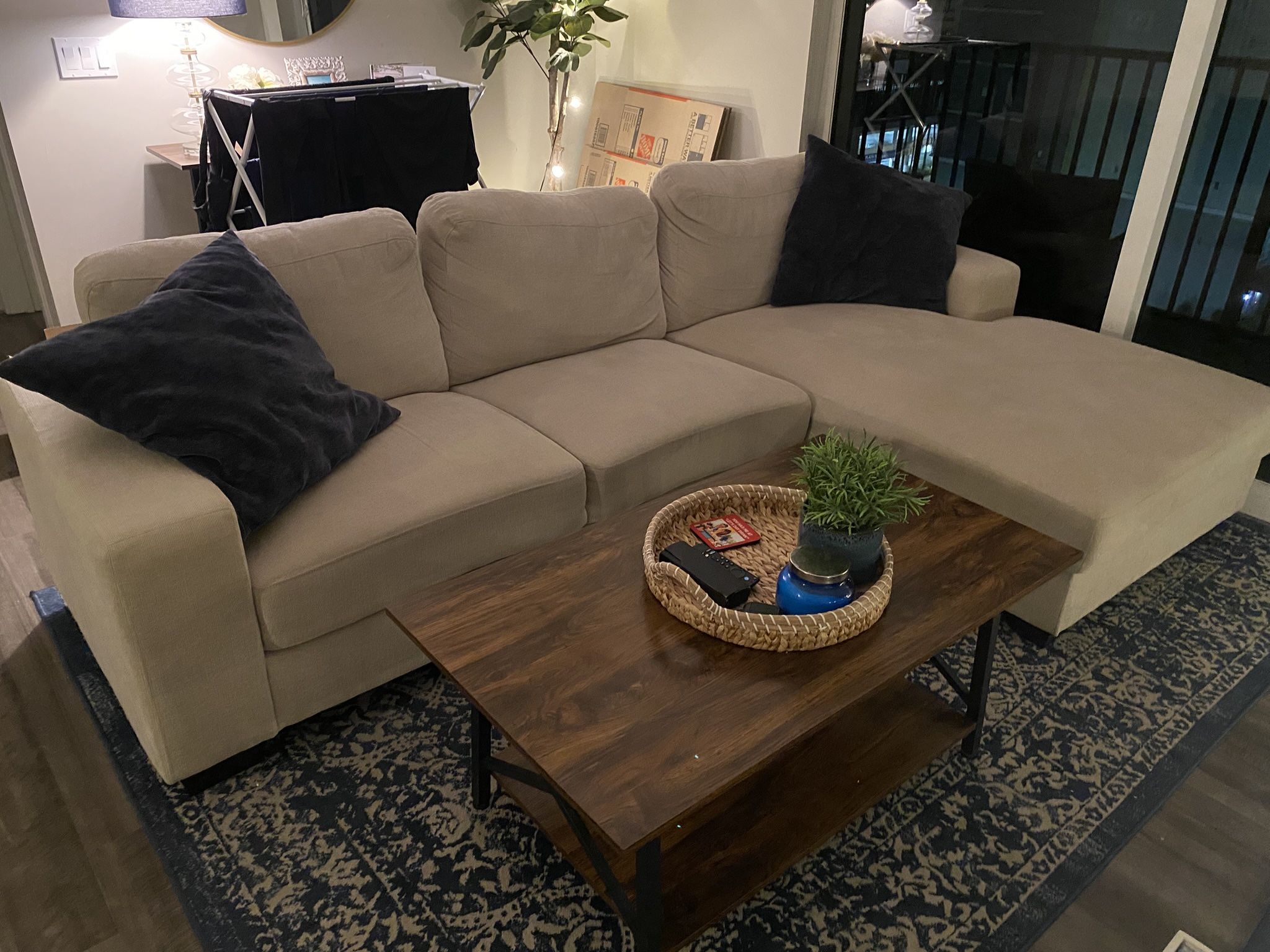 Beige Sectional