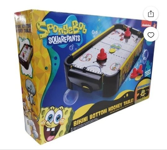 SPONGEBOB AIR HOCKEY TABLE