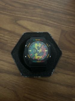 Casio G-Shock Watch Rasta Multicolor Dial