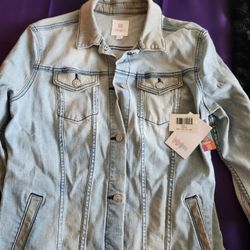 LuLaRoe Jaxon Jean Jacket Large