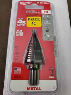 Milwaukee Step Drill Bit $30 Precio Firme 