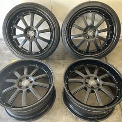 20” Inch DPE Wheels Rims Black Fits 5x112 Mercedes .Audi,Some BMW