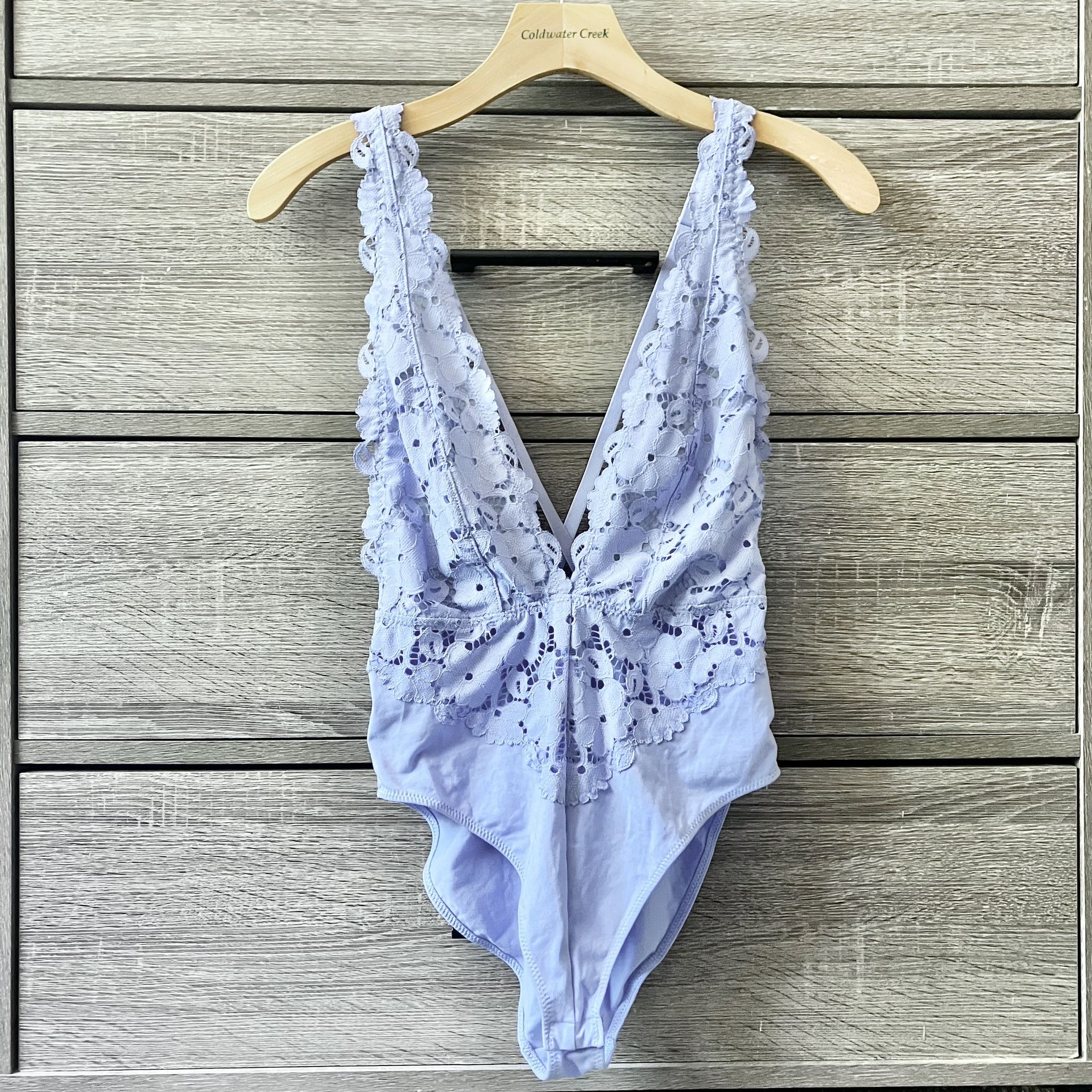 NWT F21 Periwinkle bodysuit/lingerie