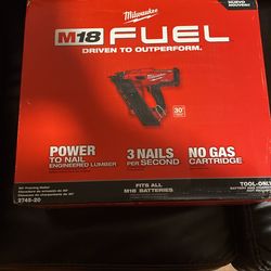 New Milwaukee 30 Degree Framing Nailer Tool Only