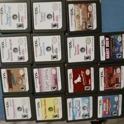 Nintendo DS Game Lot (15 Games Shown)