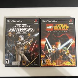 Star Wars Battlefront 2 & Lego Star Wars For PS2
