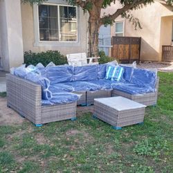 7-piece patio furniture set outdoor patio sofa set brand new patio account set brand new inside the box 🆕