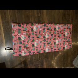 Pink Plant Pattern Sleeping bag