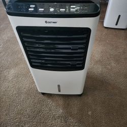 Costway ES10348US-WH Portable Air Cooler Fan Filter Humidify Anion w/Remote