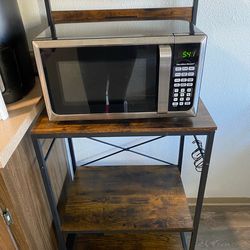 Microwave cart/coffee bar