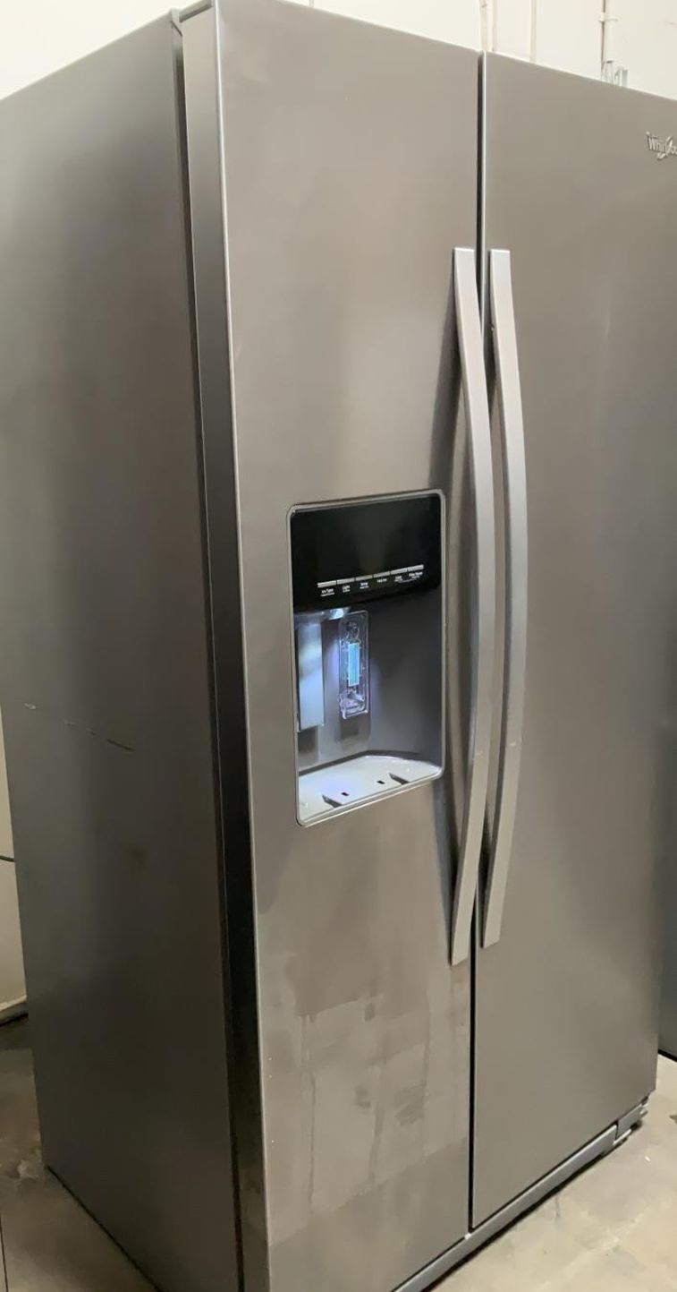 Whirlpool Side By Side Stainless Steel Fridge