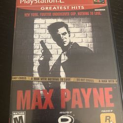 Max Payne (Sony PlayStation 2, 2001) PS2 