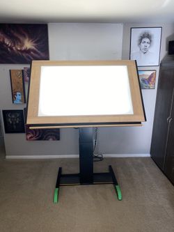  Refinished Vintage Mayline Electric Drafting Table w/ Lightbox – Like New! $1000 OBO