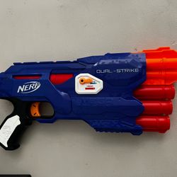 Nerf Dual Strike Blaster – No Darts (Used)