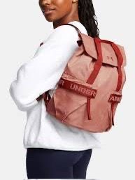 New waterproof under armour pink drawstring backpacking hiking camping gym bag