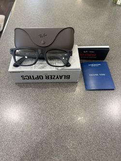 Meta RayBan Blayzer Optic AI Glasses Black