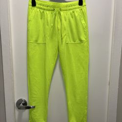 AQ-SPORT Women's Neon Yellow Joggers Size L