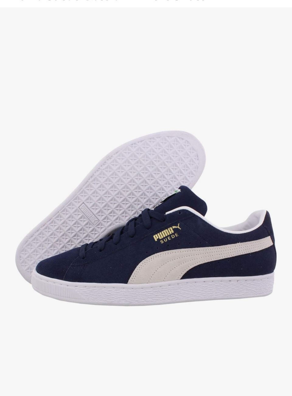 11 Blue And White Suedes Classic Puma