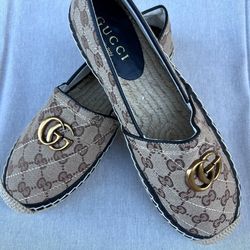 Gucci Espadrille With GG Women Size 9