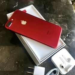 iPhone 7 Plus like new! 256Gb(Product)Red (Unlocked) All Carriers TMobile MetroPcs AT&T 🇲🇽chip Telcel!