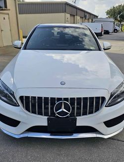 White Mercedes-Benz C-Class Sedan