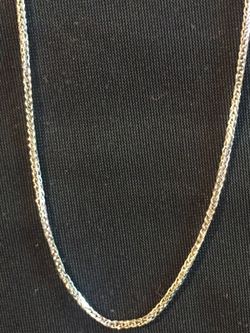14k solid gold wheat chain