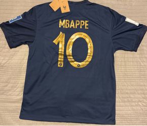 Nike France Mbappe #10 Soccer Jersey Size 2XL Slim Fit