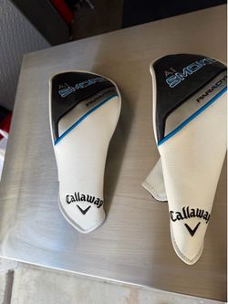 Two Callaway Paradym AI Smoke Fairway Wood Covers
