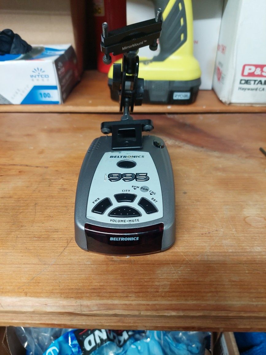 Bel Vector 995 Radar & Laser Detector With Custom Mount