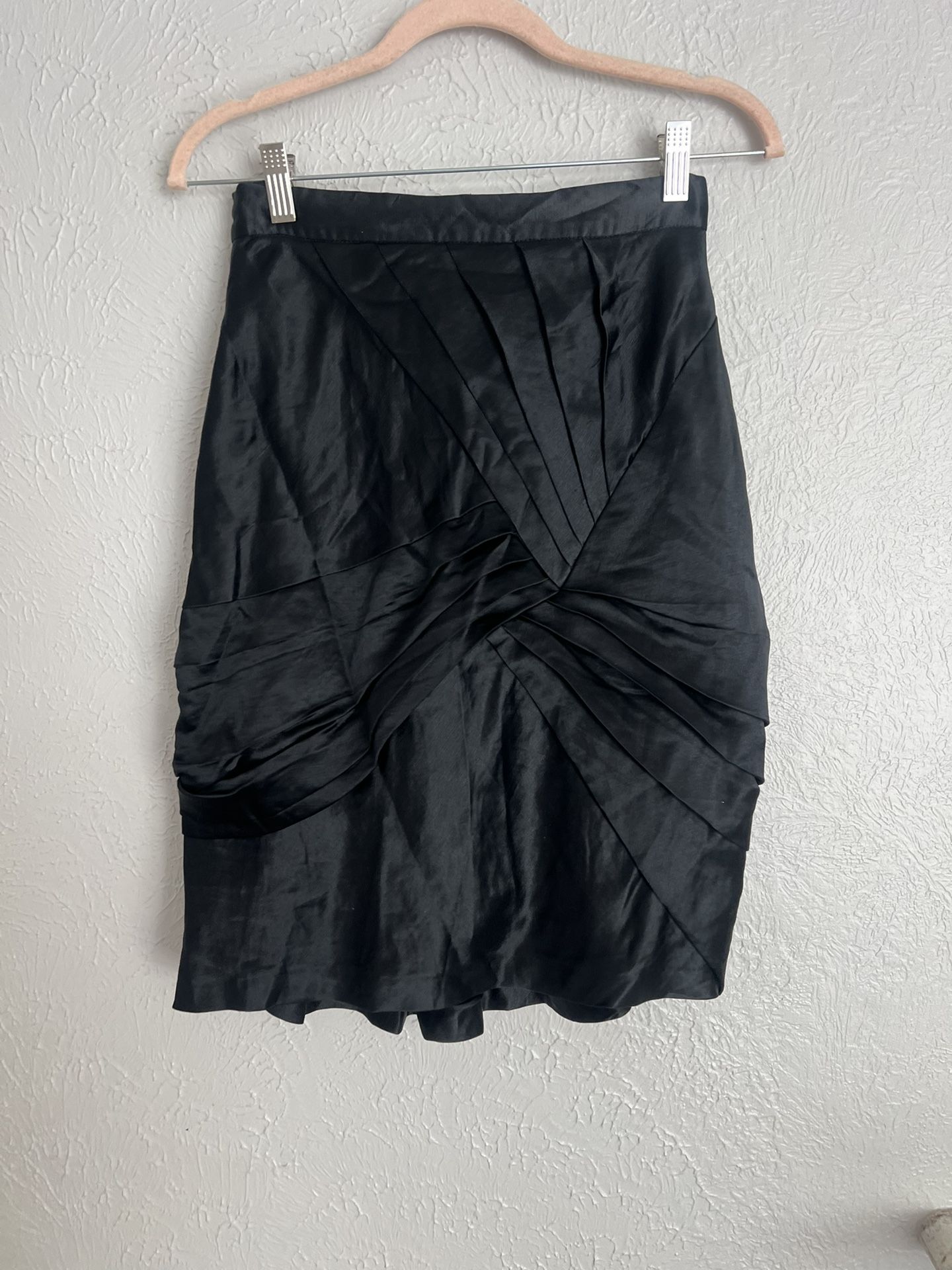 Vintage Proenza Schouler silk layer high waisted midi pencil skirt 2