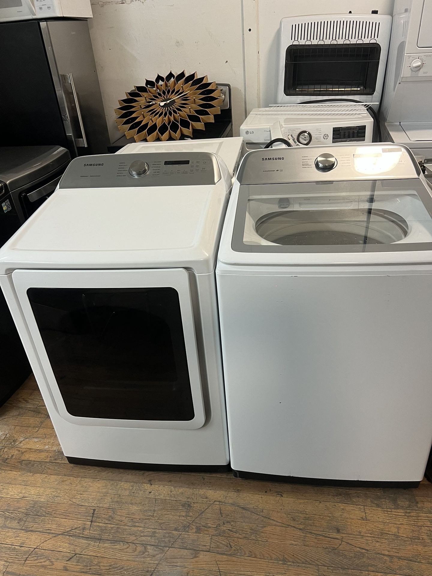 Samsung Set Washer And Dryer
