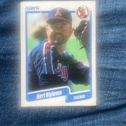 1990 Fleer-Bert Blyleven-baseball Card