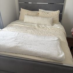 Queen Bed Frame Grey