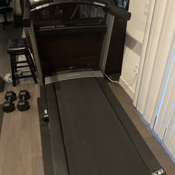 Nordictrack commercial treadmill and large treadmill mat