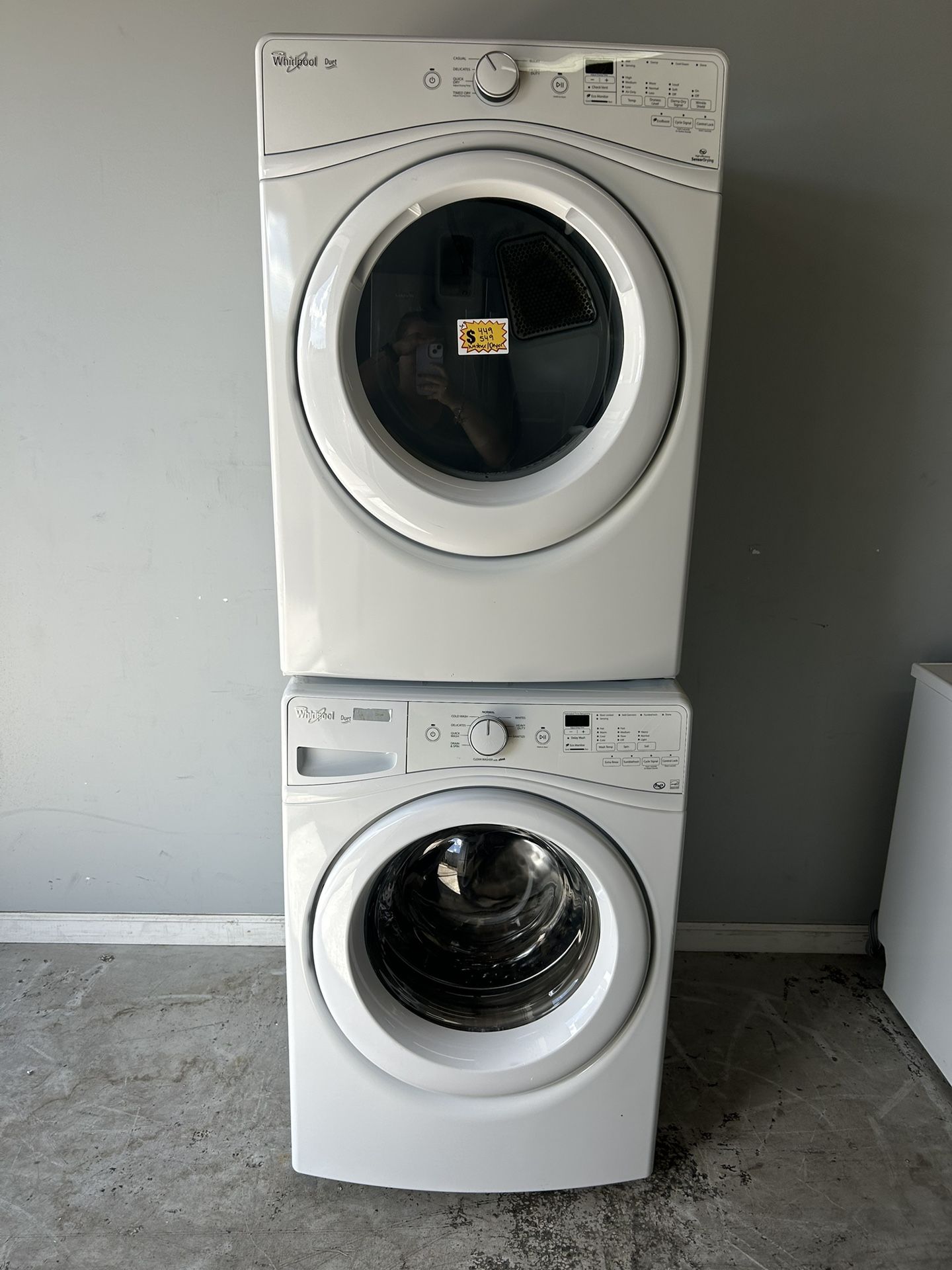 WHIRLPOOL SET DE LAVDORA Y SECADORA 27”