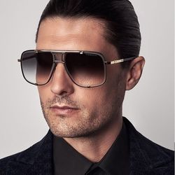 Dita Mach Five Limited Edition Gold Titanium Authentic Designer Sunglasses