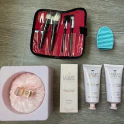 Foot Care; Makeup Ball; Makeup Brush Set And Silicon Brush Cleanser 